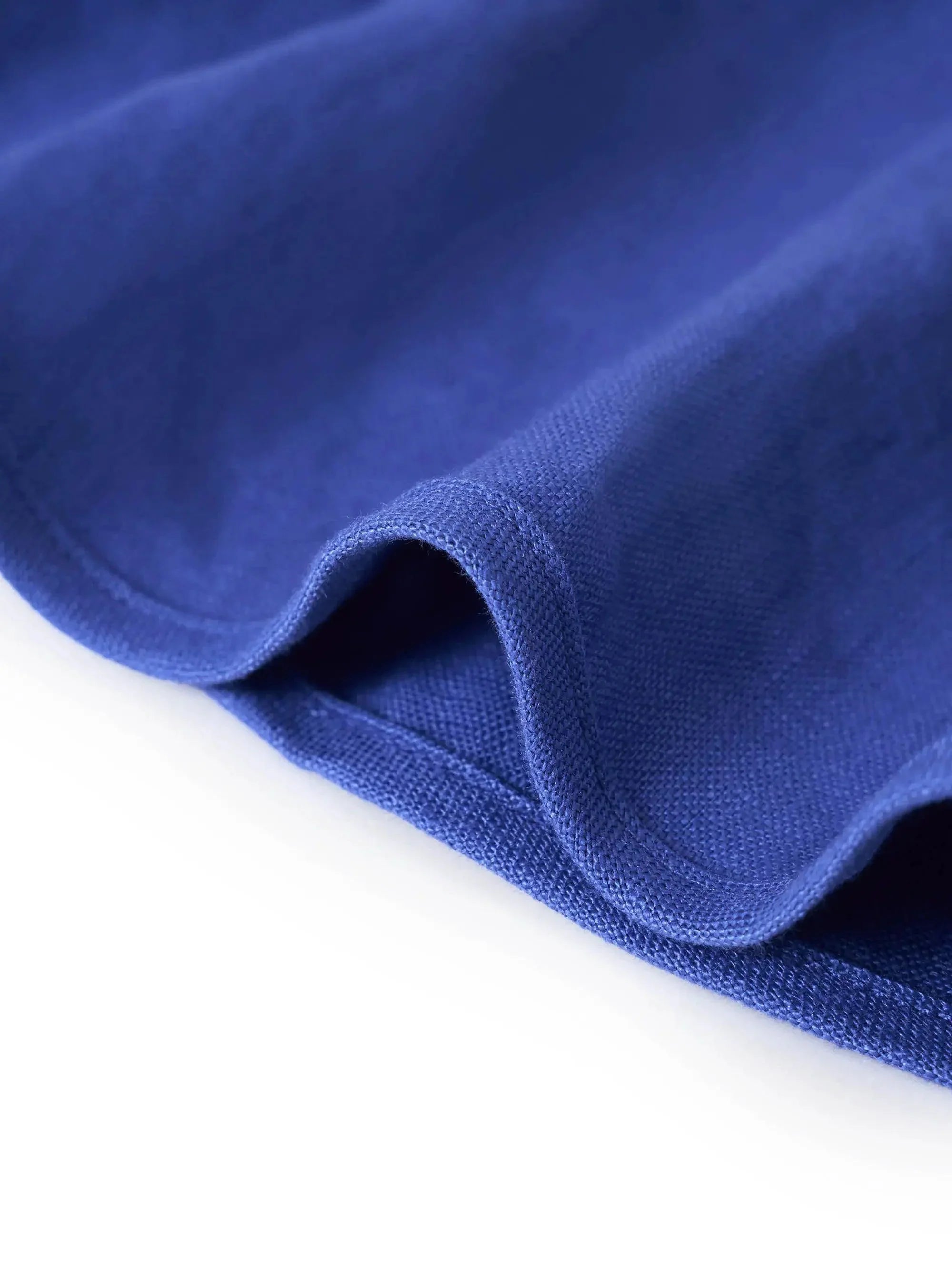 100% Linen Hand Button Fitted Jacket AMELIA - TOPS-Linen Jackets