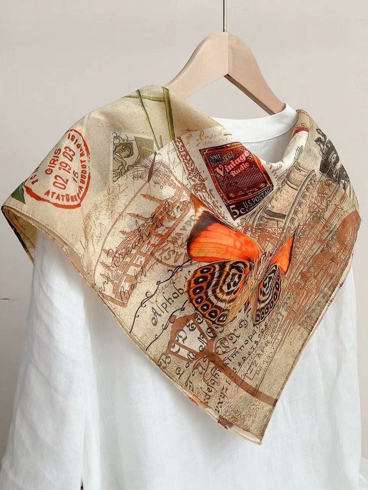Airy Silk Cotton Everyday Scarf by LINTICO