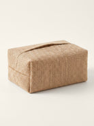 Cotton-Linen Textured Tissue Box Cover by LINTICO