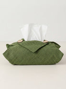 Linen Tissue Box Storage Cover by LINTICO