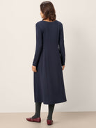 Pleated Waist Midi Dress BEATRICE by LINTICO for women