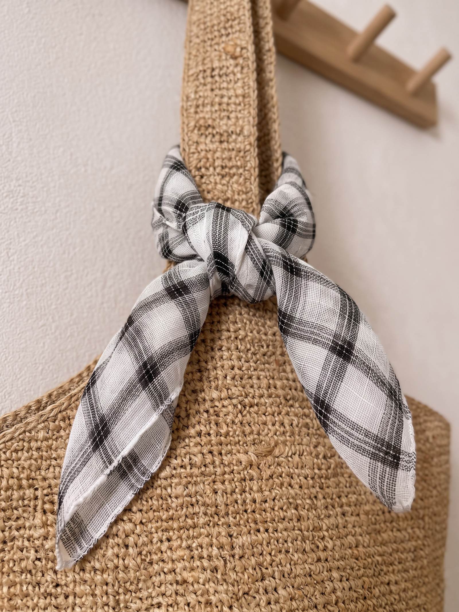 Natural Linen Soft Texture Scarf by LINTICO