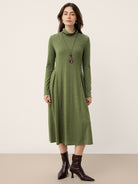 LINTICO women's wool outfit with maxi dress and midi dress